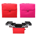 3 Layers Professional Portable Travel Cosmetic Makeup Train Bag Large Case Organizer
