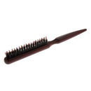 Wooden Handle Brush Bristle Hair Comb Brush Three Rows Hair Wig Comb Teasing Hairbrush