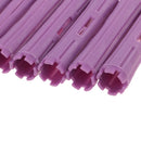 10Pcs Concave Perm Hot Roller Curl Wave Rods Salon Home Hair Styling DIY Tools