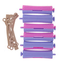 6 Pieces Hair Grip Curlers Rollers Salon Hairdressing Styling Tool 1.8x9 cm