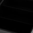 Fashionable Magnetic Design 4 Slot Eyeglasses Sunglasses Glasses Jewelry Storage Holder Display Case Box for Home Shop Use Black