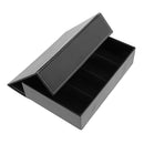 Fashionable Magnetic Design 4 Slot Eyeglasses Sunglasses Glasses Jewelry Storage Holder Display Case Box for Home Shop Use Black