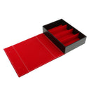 Fashionable Magnetic Design 4 Slot Eyeglasses Sunglasses Glasses Jewelry Storage Holder Display Case Box for Home Shop Use Red