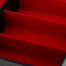 Fashionable Magnetic Design 4 Slot Eyeglasses Sunglasses Glasses Jewelry Storage Holder Display Case Box for Home Shop Use Red