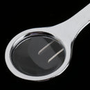 Portable 10x Mini Diamond Magnifying Glass loupe Hand Held Magnifier with Tweezer