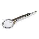 Portable 10x Mini Diamond Magnifying Glass loupe Hand Held Magnifier with Tweezer
