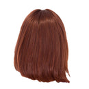 Charming Natural Short Straight Auburn Red Bob Wig Human Hair for Women