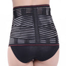 Adjustable Straps Comfortable Wear Double Pull Lumbar Support Waist Back Belt Brace Pain Relief M