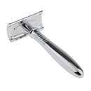 Premium Men's Double Edge Zinc Alloy Safety Razor Shave with 5 Blade Set