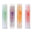 4 Pieces Natural Fruit Flavor Chapstick Therapeutic Lip Balm Cream for Dry and Chapped Lips
