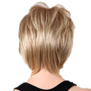 Fashion Short Straight Fluffy Light Blonde Wig Heat Resistant Synthetic Hair Wig for Women