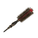 Anti-Static Ergonomic Design Anti Bacterial Wooden Round Shaped Hair Brush 25cm
