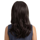 Women's Middle Part Long Wavy Synthetic Hair Heat Resistance Wig Daily Cosplay Costume Party Full Head Wigs Black