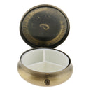 3 Compartments Retro Rustproof Metal Plastic Travel Portable Vitamin Organizer Medicine Tablet Box Storage Earring Case Container
