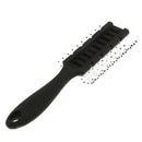 Professional Black Anti-static Detangling Handle Tangle Comb Salon Hair Styling Curling Tool