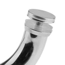 Offset 304 Stainless Steel Rust Proof Glass Door Pull Push Handle for Shower Bathroom Kitchen Hotel 10.8 inch