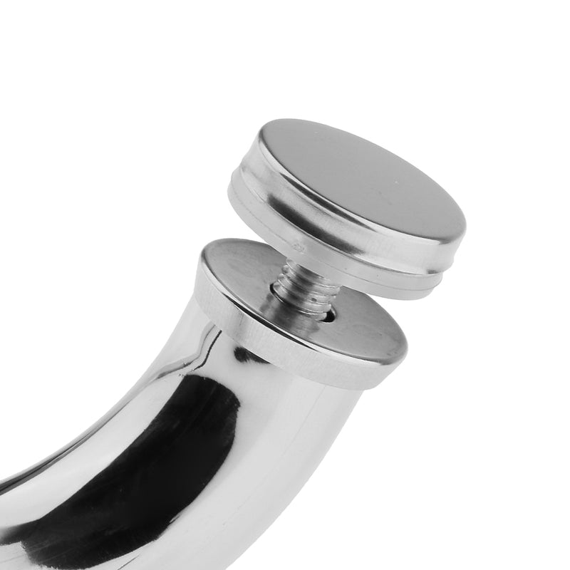 1 Pieces Rust Proof 304 Stainless Steel Glass Door Pull Handle for Shower Bathroom Hotel Shop Gate 12"