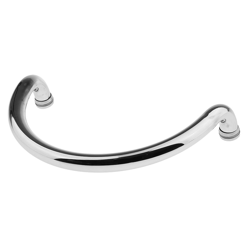 1 Pieces Rust Proof 304 Stainless Steel Glass Door Pull Handle for Shower Bathroom Hotel Shop Gate 12"