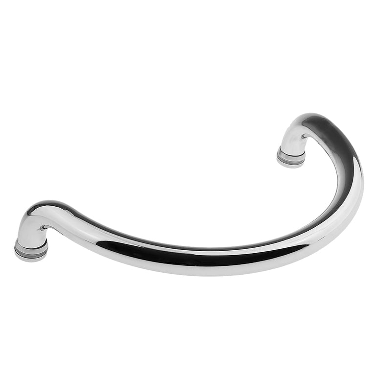 1 Pieces Rust Proof 304 Stainless Steel Glass Door Pull Handle for Shower Bathroom Hotel Shop Gate 12"