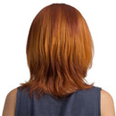 Trendy Women Long Bob Lob Human Hair Full Wig Wavy Curly Cospaly Party Wig