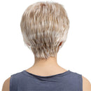 Natural Women Girls Fluffy Layered Beige Brown Short Real Human Hair Wig Heat Resistant Full Wig Cosplay Wigs