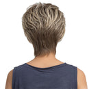 Natural Women Girls Full Wigs Short Layered Real Human Hair Curly Wigs Cosplay Wig Beige Brown