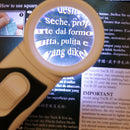 Premium Magnifying Glass 3 Lenses with LED Lights Handheld Portable Magnifier 2.5x, 5x, 16x Set