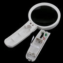 Premium Magnifying Glass 3 Lenses with LED Lights Handheld Portable Magnifier 2.5x, 5x, 16x Set