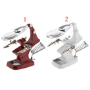 LED Helping Hands Magnifier Station - 3X 4.5X USB Lighted Magnifying Glass Stand with Clamp and Alligator Clips - For Soldering/Repair/Modeling/Hobby/Crafts