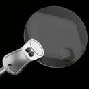 Helping Hand Tool 3X 4.5X Magnifying Glass LED Clips Soldering Magnifier Kit