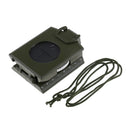 Multi-function Zinc Alloy Marching Army Sighting Compass with Inclinometer for Camping Hiking - Army Green