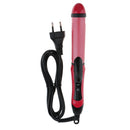 Professional 2 In 1 Streamline Design Comfortable Straightening Curling Irons Wand Red