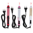 Professional 2 In 1 Streamline Design Comfortable Straightening Curling Irons Wand Red