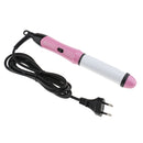 Professional 2 In 1 Streamline Design Comfortable Straightening Curling Irons Wand Pink