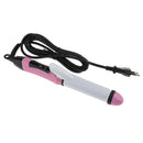 Professional 2 In 1 Streamline Design Comfortable Straightening Curling Irons Wand Pink