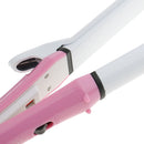 Professional 2 In 1 Streamline Design Comfortable Straightening Curling Irons Wand Pink