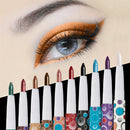 Women Pro Eye Makeup Beauty Cosmetic Waterproof Smudge-Proof Glitter Matte Eye Shadow Pen Pencil Crayon Brown Matte