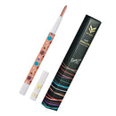 Women Pro Eye Makeup Beauty Cosmetic Waterproof Smudge-Proof Glitter Matte Eye Shadow Pen Pencil Crayon Shimmery Yellow