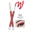 Women Pro Eye Makeup Beauty Waterproof Smudge-Proof Glitter Matte Eye Shadow Pen Pencil Crayon