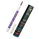 Women Pro Eye Makeup Beauty Cosmetic Waterproof Smudge-Proof Glitter Matte Eye Shadow Pen Pencil Crayon Shimmery Purple
