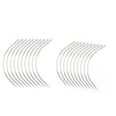 Durable 12Pcs C Type Weaving Curved Needles Pins Needles For Hair Extension