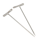 12 Pieces T Shape Hair Extension Supplies Weaving Weft Pulling Hook Needle
