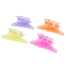 12 Pcs Butterfly Plastic Hair Claw Salon Hairdressing Hairdressers Styling Clips Clamp Multicolored Set Kit