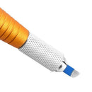 Lightweight Easy To Use Microblading Tattoo Manual Pen Pencil Practice Training Equipment Yellow 5.12 x 0.51 x 0.51 inch