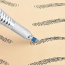 New Permanent Makeup Microblading Pen Machine for Manual Eyebrow Lips Tattoo - Silver