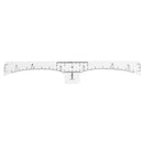 10pcs Disposable Eyebrow Ruler Stickers Eye Makeup Microblading Tattoo Shaper Measuring Tool White