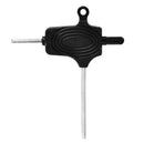 Plastic Non Slip Ergonomically Designed Double Ended T Handle Hexagon Wrenches Black PACK OF 5PCS