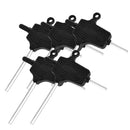 Plastic Non Slip Ergonomically Designed Double Ended T Handle Hexagon Wrenches Black PACK OF 5PCS