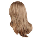 Natural Shaggy Glamorous Long Straight Mixed Curly Wig Blond with Free Wig Cap for Women Ladies