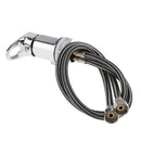 Durable Easy Use Hot Cold Faucet Spray Hose Replacement Set For Spa Salon Shampoo Bowl Home Salon Use 60cm